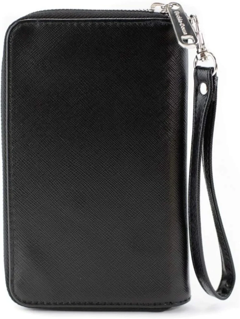 Vegan Leather Zip Around Wallet with Peanuts Design - Stylish & Functional